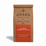 Load image into Gallery viewer, bag of amana almond amaretto decaf coffee

