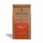 Load image into Gallery viewer, bag of amana caramel nut decaf coffee
