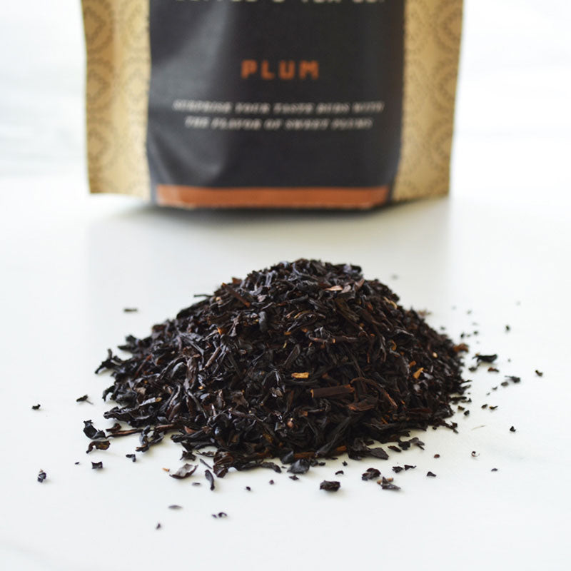 plum loose leaf black tea