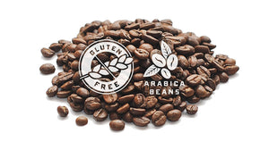 coffee beans, gluten free arabica beans