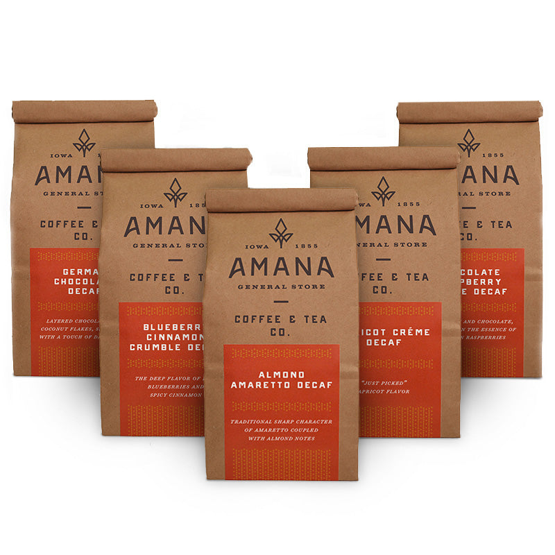5 pack of amana decaf coffee