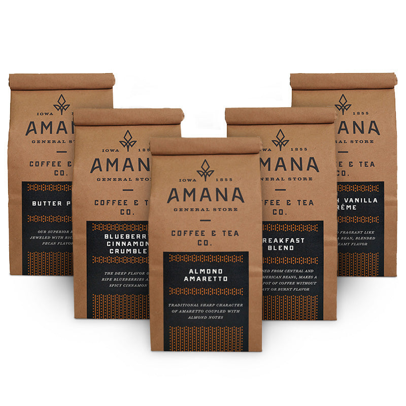 5 pack of amana regular coffee