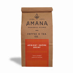 Load image into Gallery viewer, bag of amana apricot creme decaf coffee
