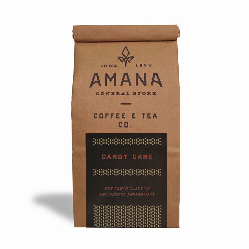 bag of amana candy cane coffee