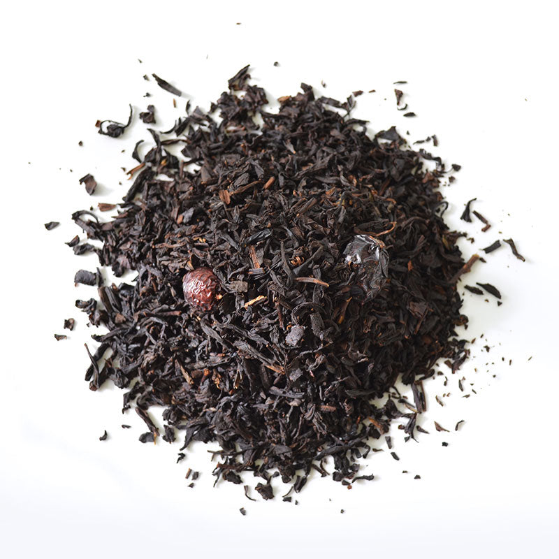 texture of cherry vanilla loose leaf black tea