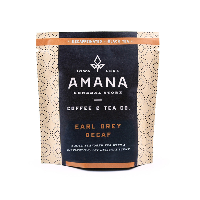bag of amana earl grey decaf tea