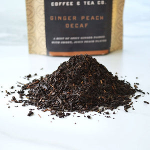 Ginger Peach Decaf Tea - Amana Coffee & Tea