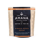 Load image into Gallery viewer, bag of amana ginger peach decaf tea

