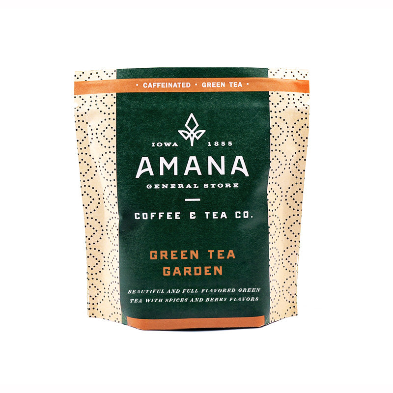 bag of amana green tea garden green tea