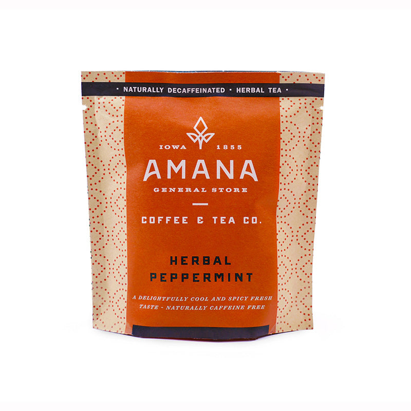 bag of amana herbal peppermint herbal tea