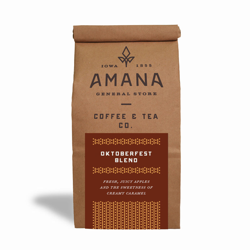 bag of amana oktoberfest blend coffee