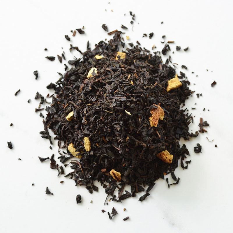 texture of old world spice loose leaf black tea