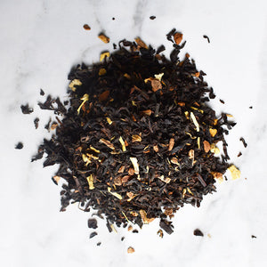 texture of organic licorice loose leaf black tea