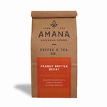 Load image into Gallery viewer, bag of amana peanut brittle decaf coffee
