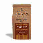 Load image into Gallery viewer, bag of amana pumpkin creme brulee coffee
