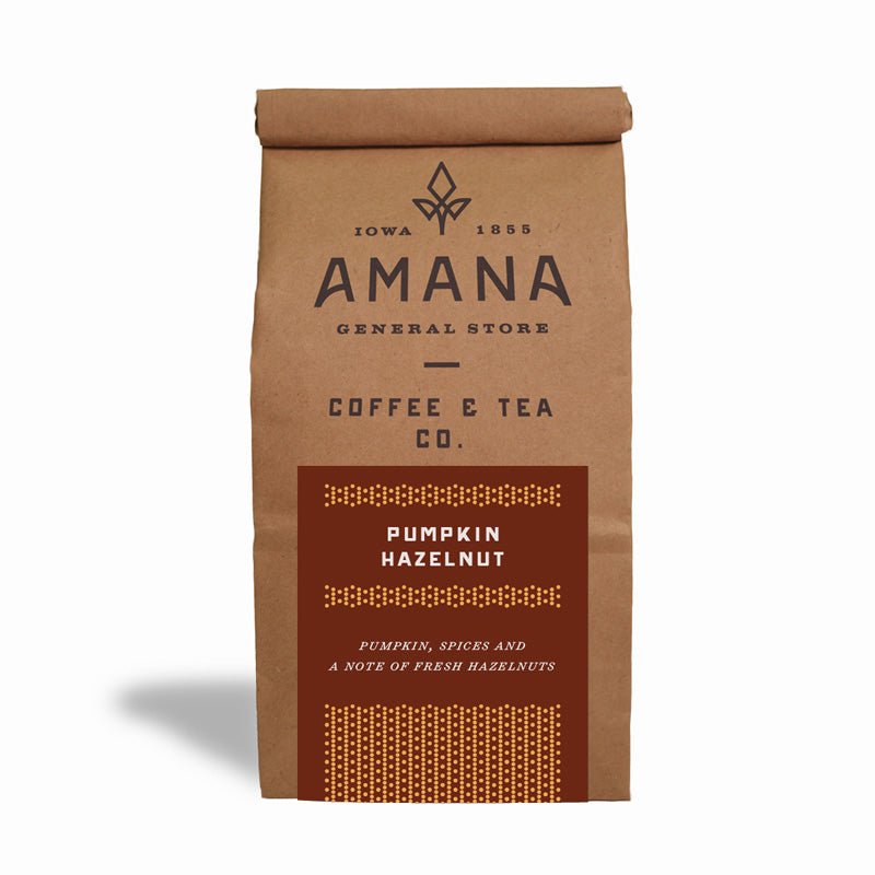 Pumpkin Hazelnut Coffee - Amana Coffee & Tea