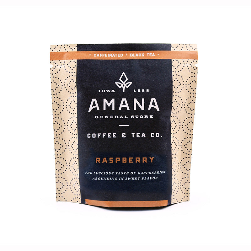 bag of amana raspberry tea