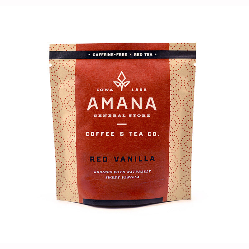 bag of amana red vanilla red tea
