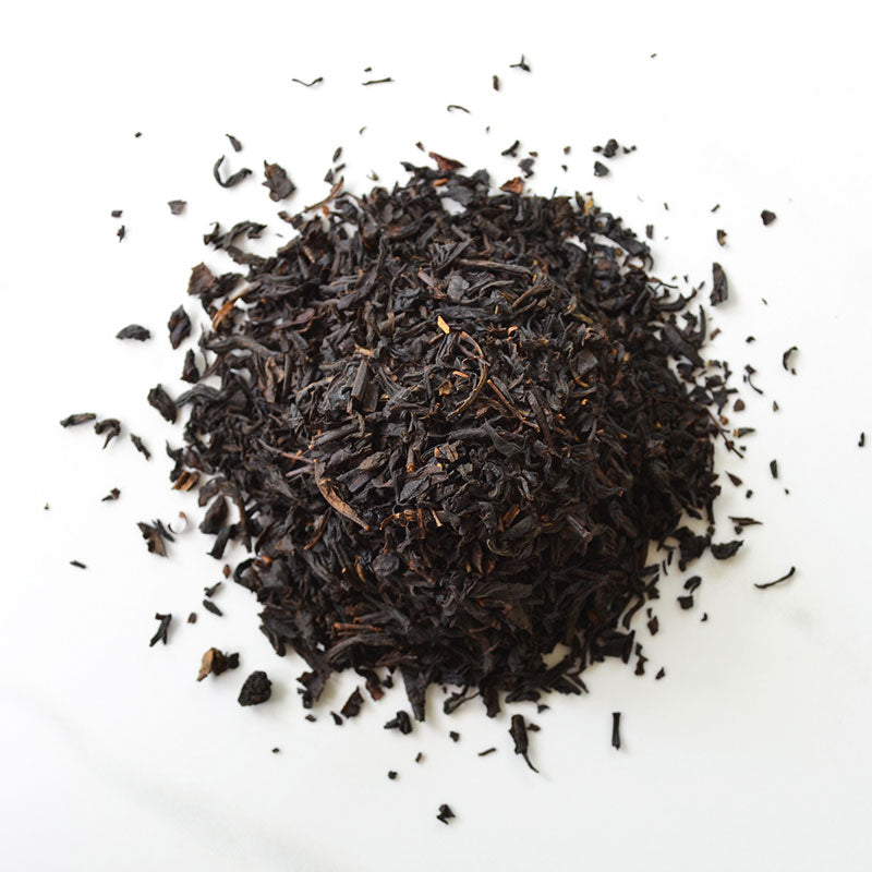 texture of snickerdoodle loose leaf black tea