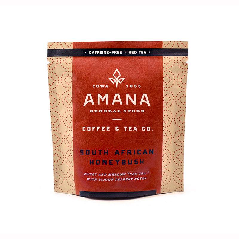 bag of amana south african honeybush red tea