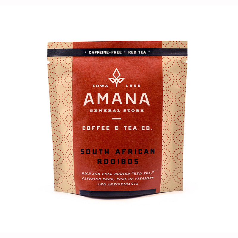 bag of amana south african rooibos red tea