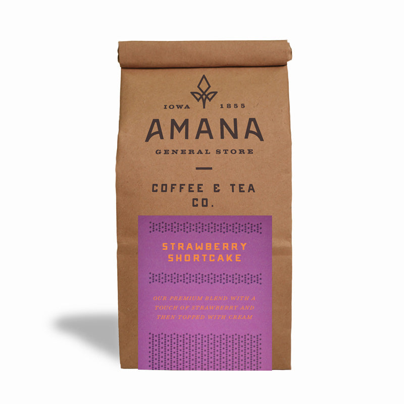 bag of amana strawberry shortcake coffee