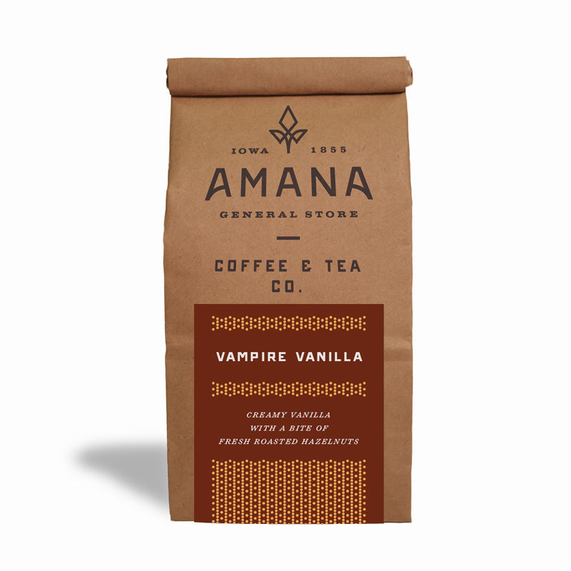 bag of amana vampire vanilla coffee