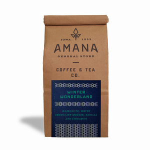 bag of amana winter wonderland coffee